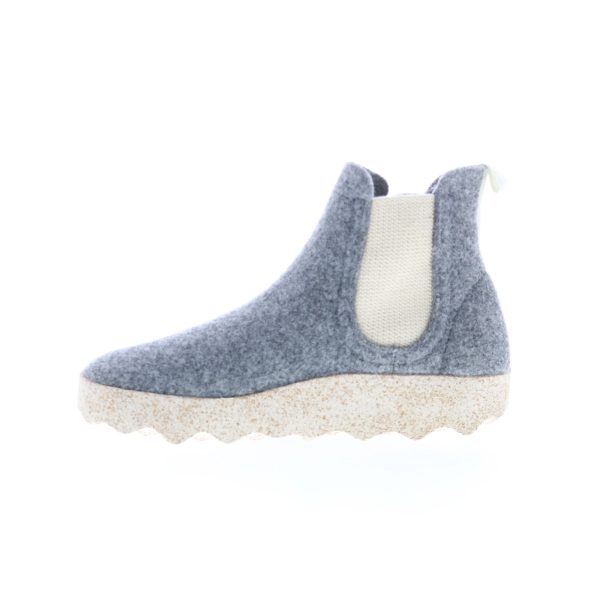 Asportuguesas Caia CAIA084ASP-000 Womens Gray Slip On Chelsea Boots Online Sale - Image 3