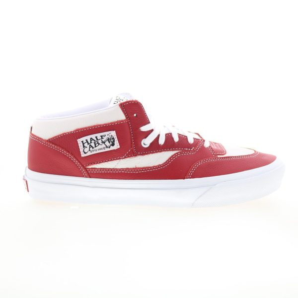 Vans Skate Half Cab VN0A5KYA82E Mens Red Skate Inspired Sneakers Shoes For Sale