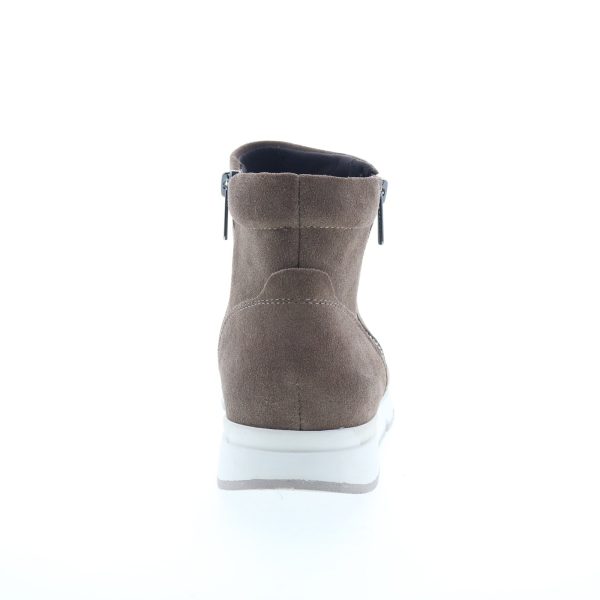 Easy Spirit Ives SEIVES Womens Brown Wide Suede Zipper Casual Dress Boots Online Sale - Image 4