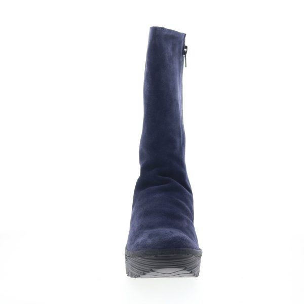 Fly London Yemy YEMY408FLY-003 Womens Blue Suede Casual Dress Boots Online Sale - Image 3