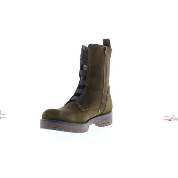 Bos. & Co. Patrai Womens Green Suede Zipper Casual Dress Boots Supply - Image 4