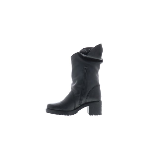 Bos. & Co. Irene Womens Black Leather Zipper Casual Dress Boots Fashion - Image 5