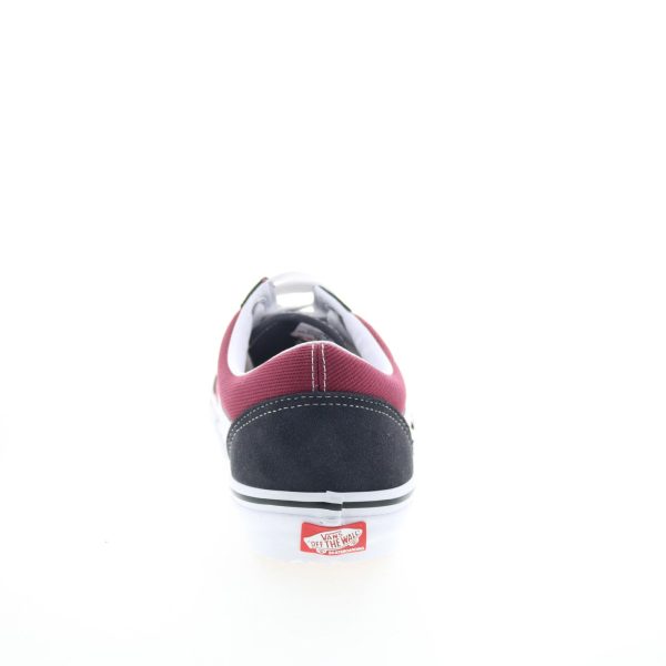 Vans Skate Old Skool VN0A5FCB249 Mens Red Suede Skate Inspired Sneakers Shoes Supply - Image 4