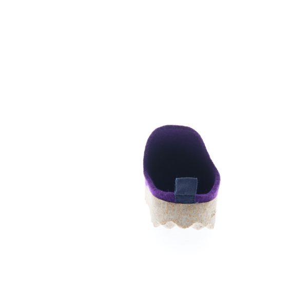 Asportuguesas Come COME023ASP-036 Womens Purple Slip On Clog Flats Shoes Fashion - Image 4