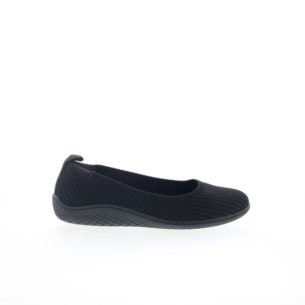 Easy Spirit Gylda 2 SEGYLDA2 Womens Black Mesh Slip On Ballet Flats Shoes For Discount