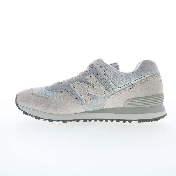 New Balance 574 XU574GRM Mens Gray Suede Lace Up Lifestyle Sneakers Shoes Online Sale - Image 5