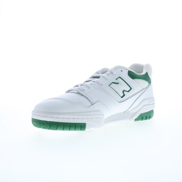 New Balance 550 XBB550SWB Mens White Leather Lifestyle Sneakers Shoes on Sale - Image 4