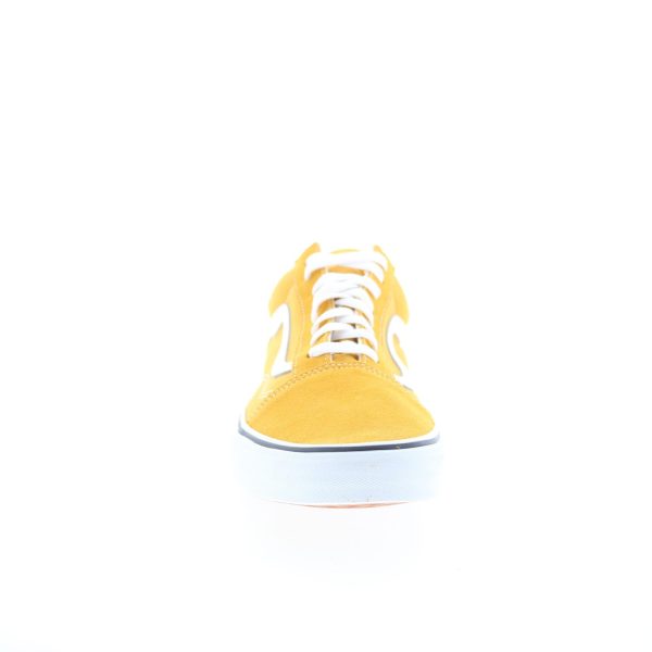 Vans Old Skool VN0A5KRSF3X Mens Yellow Suede Skate Inspired Sneakers Shoes Sale - Image 2