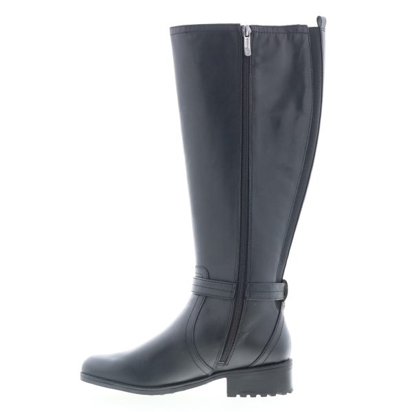 Easy Spirit Reverie-Wc SEREVERIE-WC Womens Black Wide Casual Dress Boots For Discount - Image 3