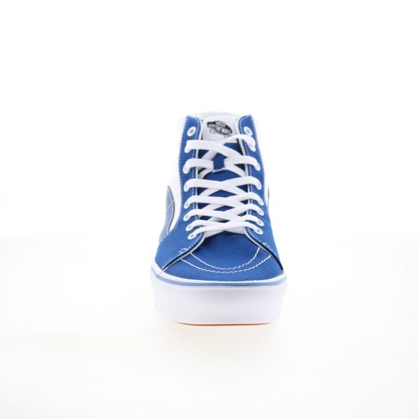 Vans Comfycush Sk8-Hi VN0A3WMBB23 Mens Blue Skate Inspired Sneakers Shoes Online Sale - Image 2