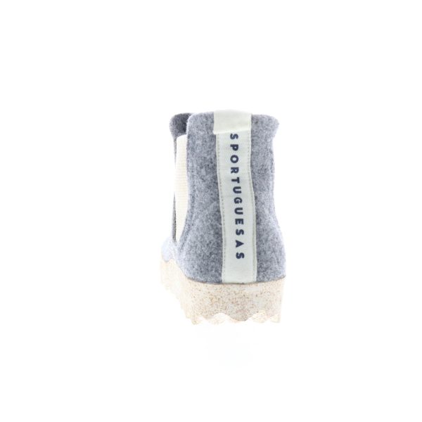 Asportuguesas Caia CAIA084ASP-000 Womens Gray Slip On Chelsea Boots Online Sale - Image 4