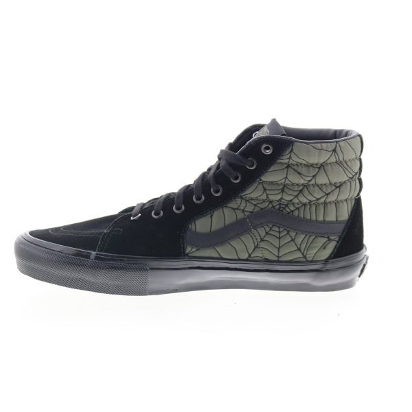 Vans Skate Sk8-Hi VN0A5FCC890 Mens Black Suede Skate Inspired Sneakers Shoes For Sale - Image 3