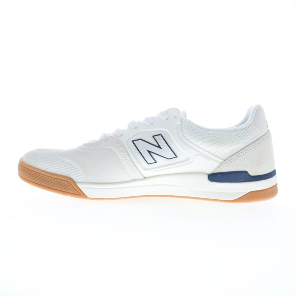 New Balance 913 XNM913WGW Mens White Suede Skate Inspired Sneakers Shoes Supply - Image 5