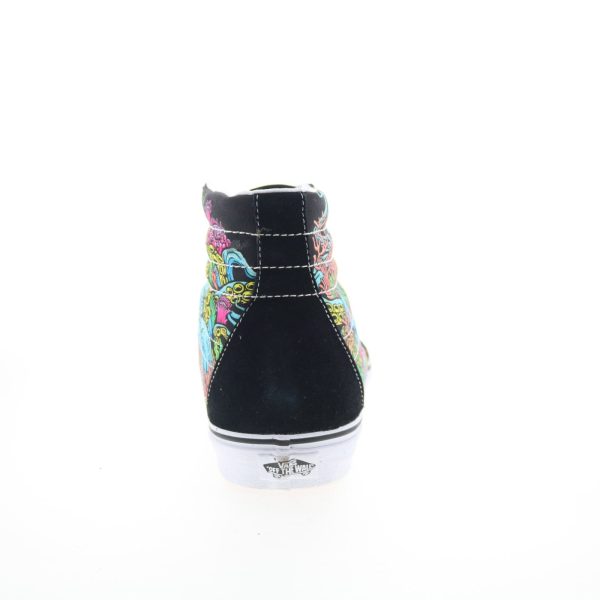 Vans Sk8-Hi VN0A4BV6RQ5 Mens Black Lace Up Skate Inspired Sneakers Shoes Online Sale - Image 4