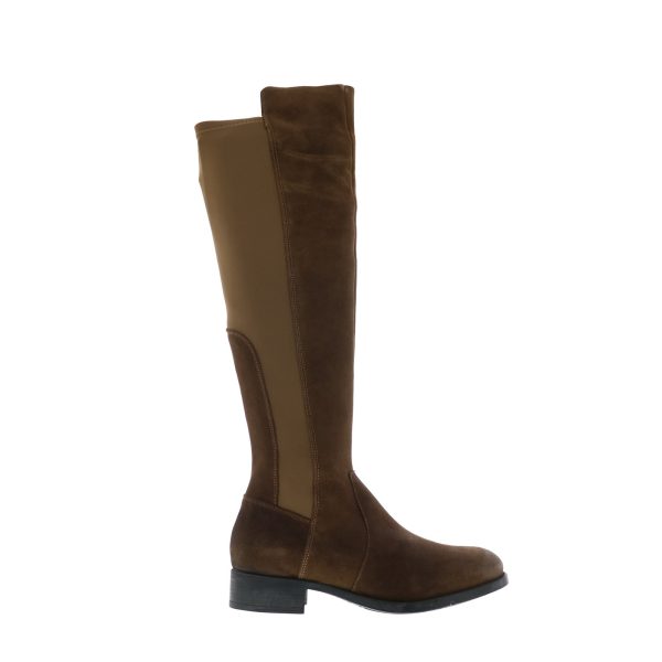 Bos. & Co. Bunt Womens Brown Suede Zipper Knee High Boots Fashion
