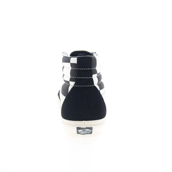 Vans Sk8-Hi VN0A5HXV5WS Mens Black Canvas Skate Inspired Sneakers Shoes Hot on Sale - Image 4