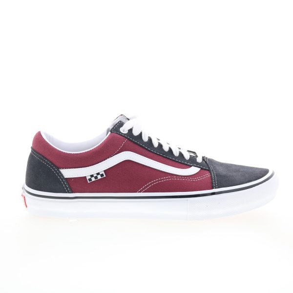 Vans Skate Old Skool VN0A5FCB249 Mens Red Suede Skate Inspired Sneakers Shoes Supply