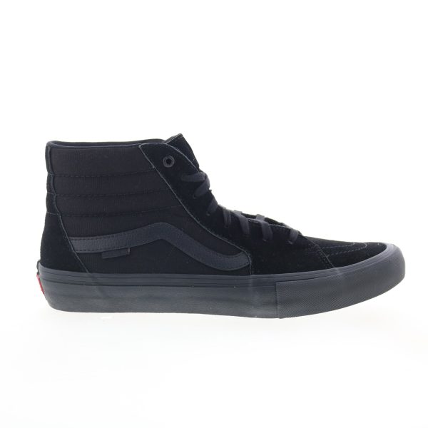 Vans Sk8-HI Pro VN000VHG1OJ Mens Black Suede Skate Inspired Sneakers Shoes For Sale