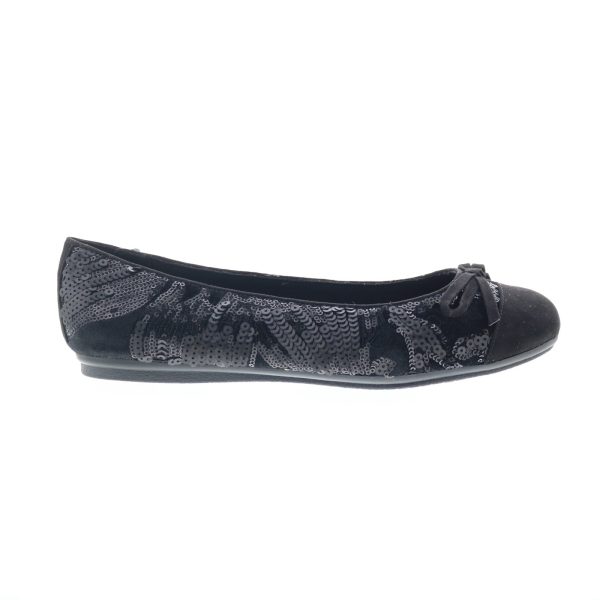 Easy Spirit Gail 2 Martha Stewart Womens Black Wide Ballet Flats Shoes Online now