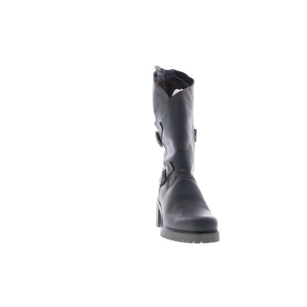 Bos. & Co. Irene Womens Brown Leather Zipper Casual Dress Boots For Discount - Image 3
