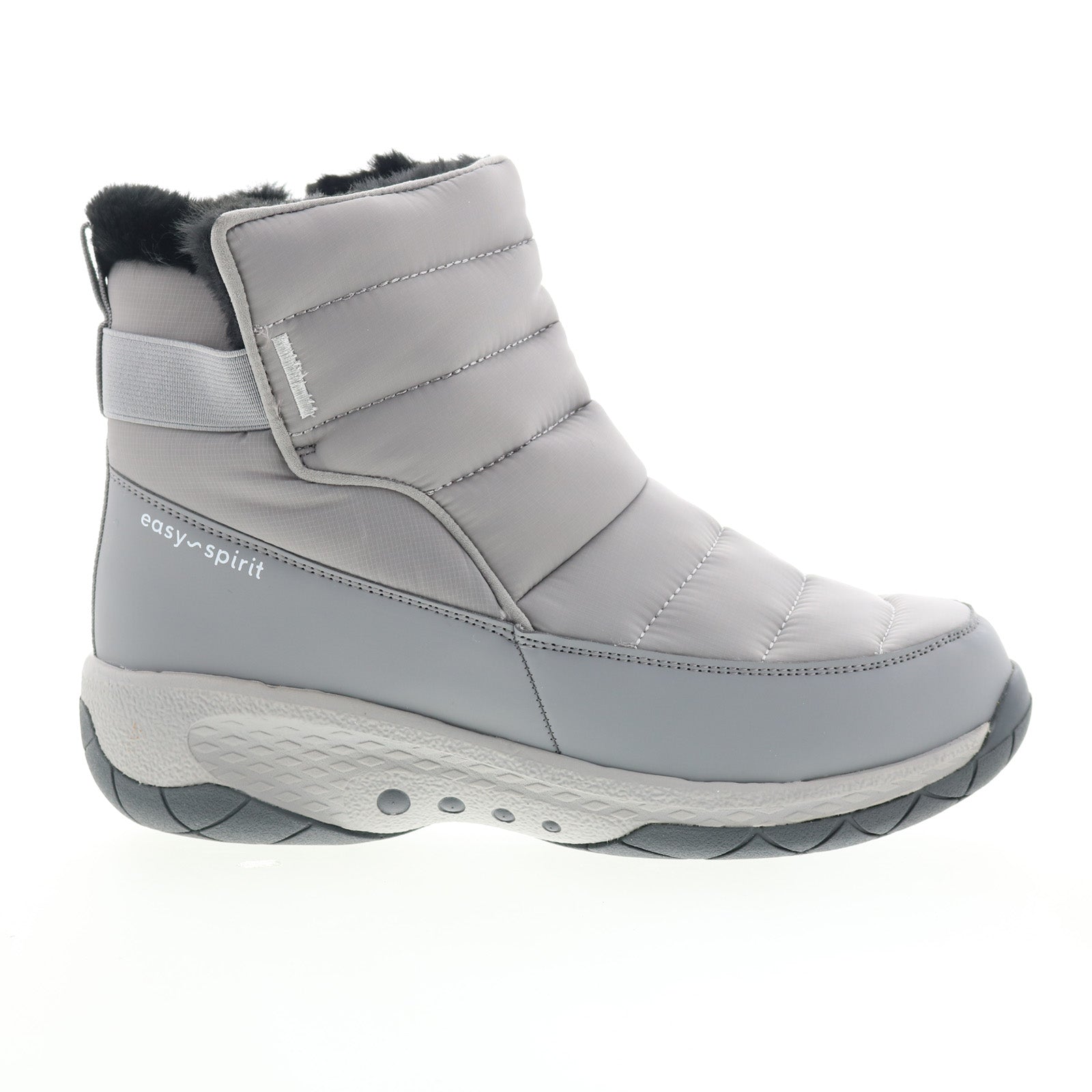 Easy Spirit Jorneon 2 SEJORNEON2 Womens Gray Wide Canvas Casual Dress Boots Hot on Sale