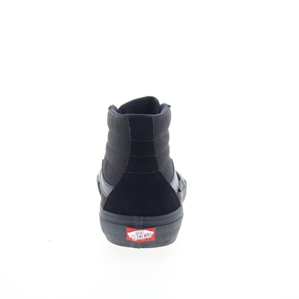 Vans Sk8-HI Pro VN000VHG1OJ Mens Black Suede Skate Inspired Sneakers Shoes For Sale - Image 4