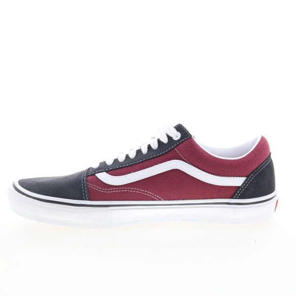 Vans Skate Old Skool VN0A5FCB249 Mens Red Suede Skate Inspired Sneakers Shoes Supply - Image 3