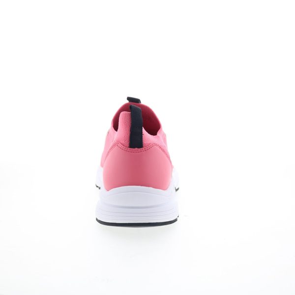 Calvin Klein Vianna KCVIANNA Womens Pink Mesh Lifestyle Sneakers Shoes For Cheap - Image 4