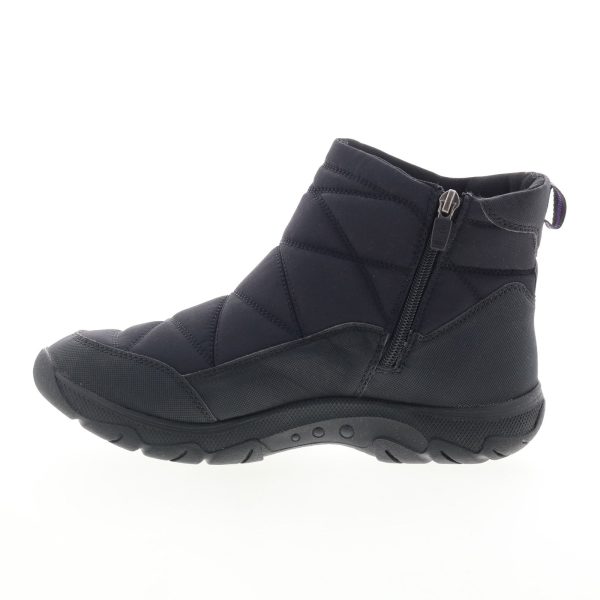 Easy Spirit Tru 2 SETRU2 Womens Black Wide Canvas Casual Dress Boots Online Hot Sale - Image 3