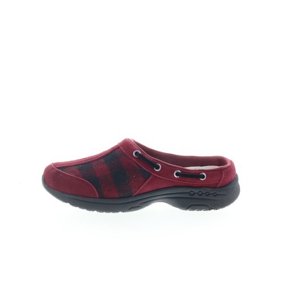 Easy Spirit Travelport 107 Martha Stewart Womens Red Clog Flats Shoes Cheap - Image 3