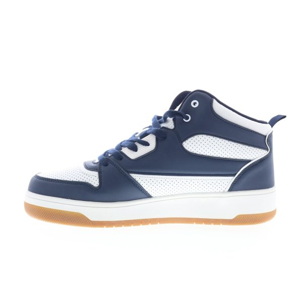 Nautica Clifftop CM0834 Mens White Synthetic Lace Up Lifestyle Sneakers Shoes Online now - Image 3