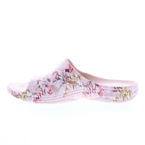 Easy Spirit Travel Slide SETRVLSLDE Womens Pink Slides Sandals Shoes on Sale - Image 3