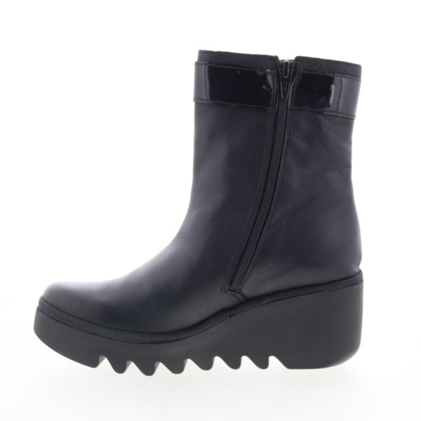 Fly London Bepp BEPP396FLY-008 Womens Black Leather Casual Dress Boots Online Sale - Image 5