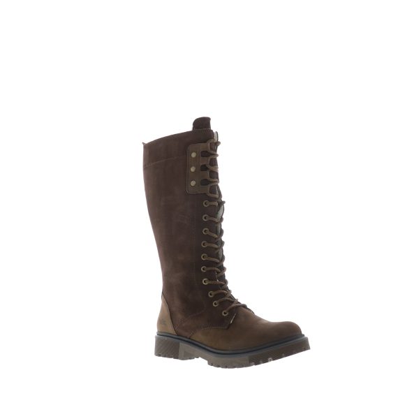 Bos. & Co. Axe Womens Brown Nubuck Lace Up Casual Dress Boots Sale - Image 2