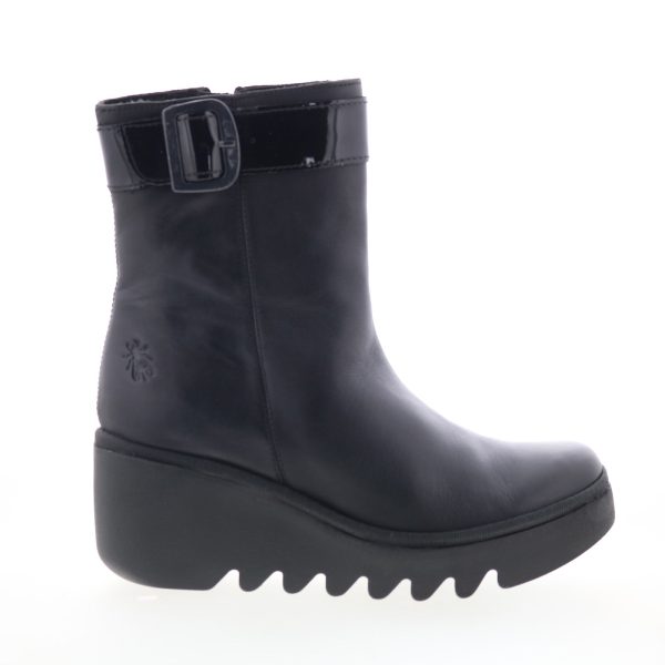 Fly London Bepp BEPP396FLY-008 Womens Black Leather Casual Dress Boots Online Sale
