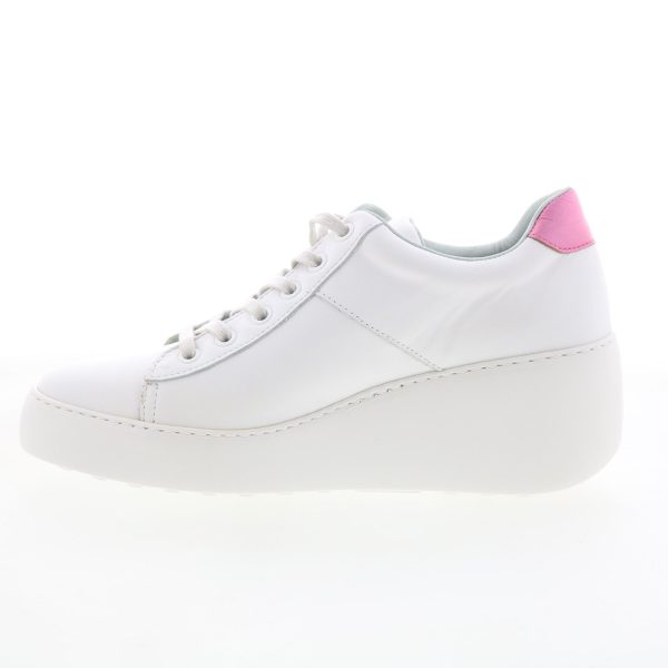Fly London Delf DELF580FLY-013 Womens White Leather Lifestyle Sneakers Shoes Online Hot Sale - Image 5