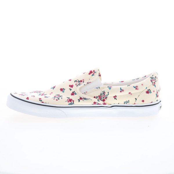 Vans Classic Slip-On VN0A4U3816Z Mens Beige Skate Inspired Sneakers Shoes For Sale - Image 3