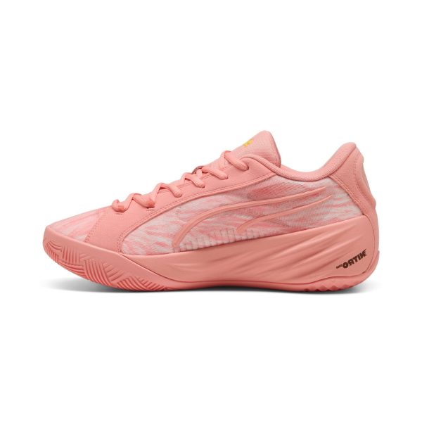 Puma All-Pro Nitro Dress Code Mens Pink Leather Athletic Basketball Shoes Online Hot Sale - Image 2