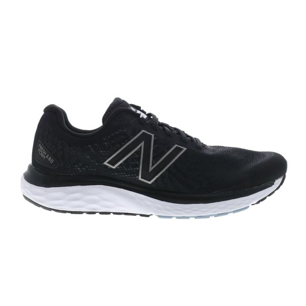 New Balance 680 XM680LB7 Mens Black Canvas Lace Up Athletic Running Shoes Cheap