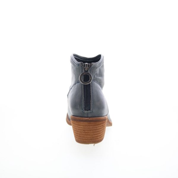 Sofft Aisley SF0035807 Womens Blue Leather Zipper Ankle & Booties Boots Online - Image 4