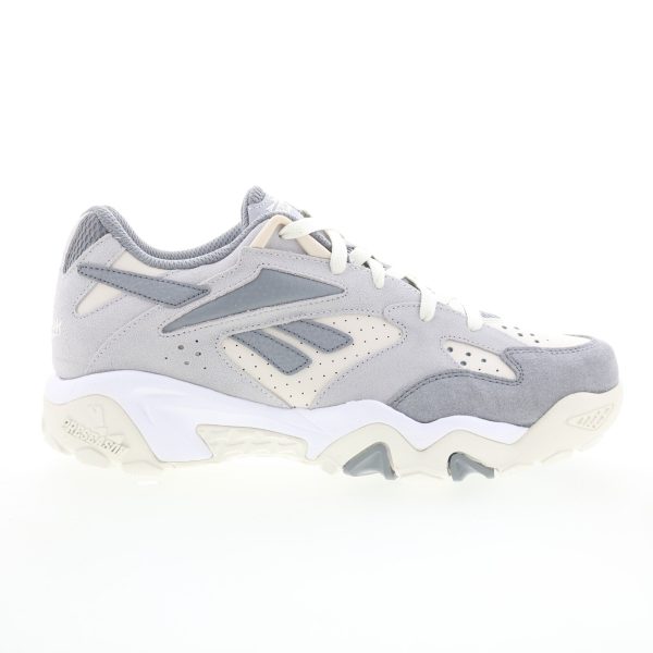 Reebok Preseason 94 Low Mens Gray Suede Lace Up Lifestyle Sneakers Shoes Supply