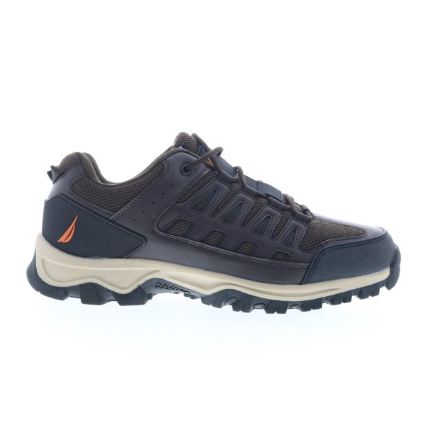 Nautica Corbin KM0291 Mens Brown Synthetic Lace Up Hiking Athletic Shoes Online Hot Sale