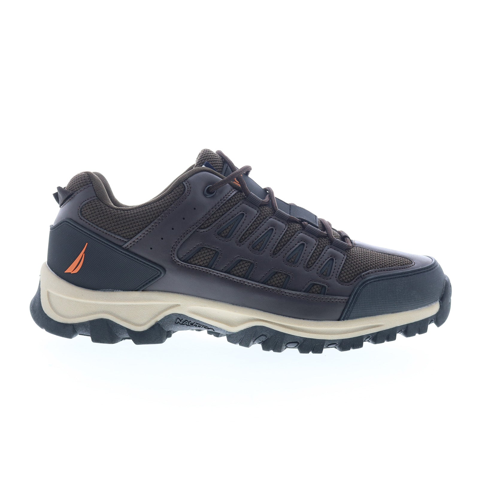 Nautica Corbin KM0291 Mens Brown Synthetic Lace Up Hiking Athletic Shoes Online Hot Sale