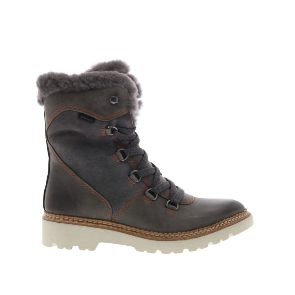 Bionica Demee BI0017908 Womens Gray Suede Lace Up Casual Dress Boots Online Sale