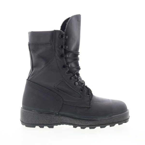 McRae Packed Navy Steel Toe Made In USA Womens Black Leather Tactical Boots Online