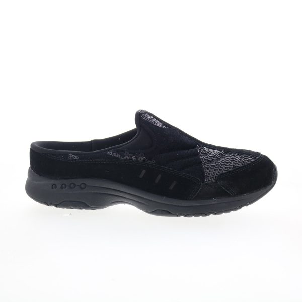 Easy Spirit Traveltime 561 Martha Stewart Womens Black Clog Flats Shoes Hot on Sale