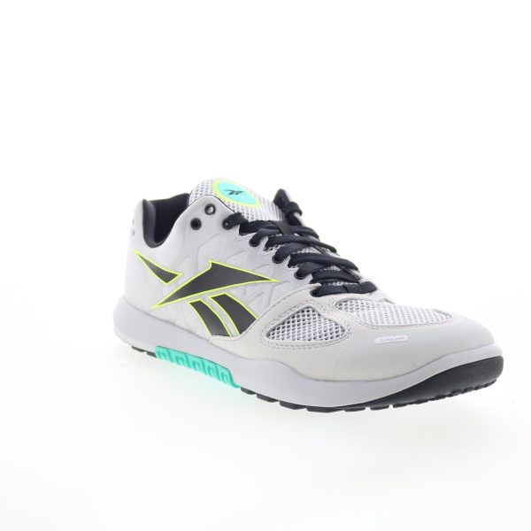 Reebok Nano 2.0 Mens Gray Synthetic Lace Up Athletic Cross Training Shoes Online Sale - Image 2
