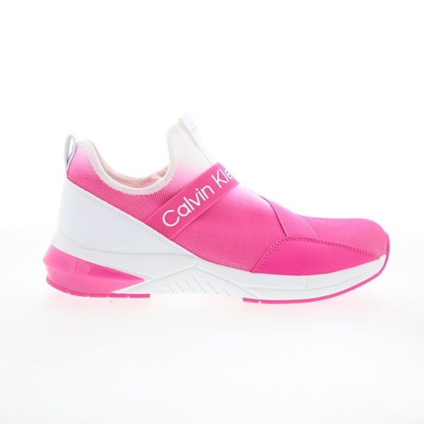 Calvin Klein Sadie2 KCSADIE2 Womens Pink Mesh Lifestyle Sneakers Shoes Online now