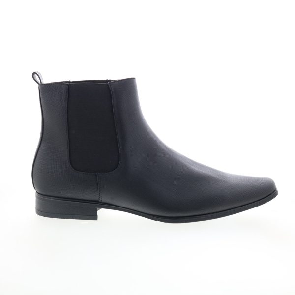 Calvin Klein Brayden 2 CMBRAYDEN2 Mens Black Synthetic Chelsea Boots Online Sale