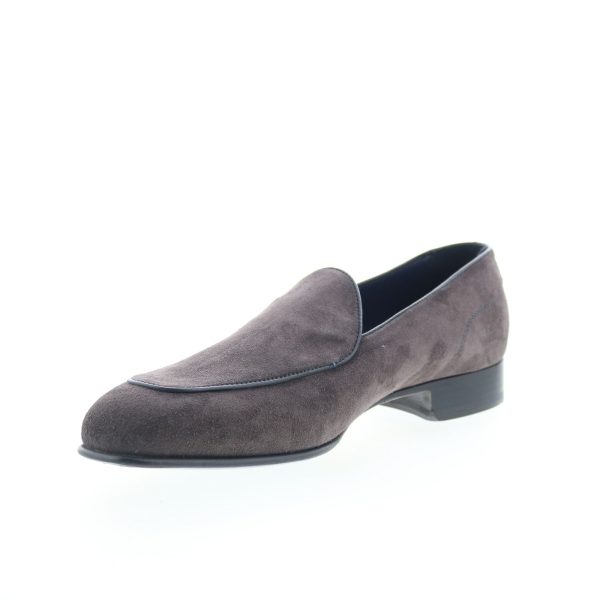 Di Bianco Vomero Suede Mens Brown Suede Loafers & Slip ons Casual Shoes Fashion - Image 4